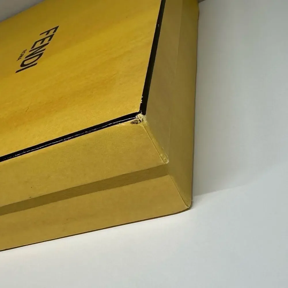 FENDI | Gift Box | Yellow/Black | W9 x H7 x D2 inch